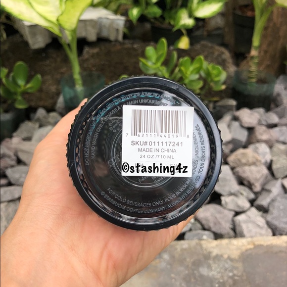 NWT Starbucks Black Studded Venti Tumbler - Picture 3 of 5